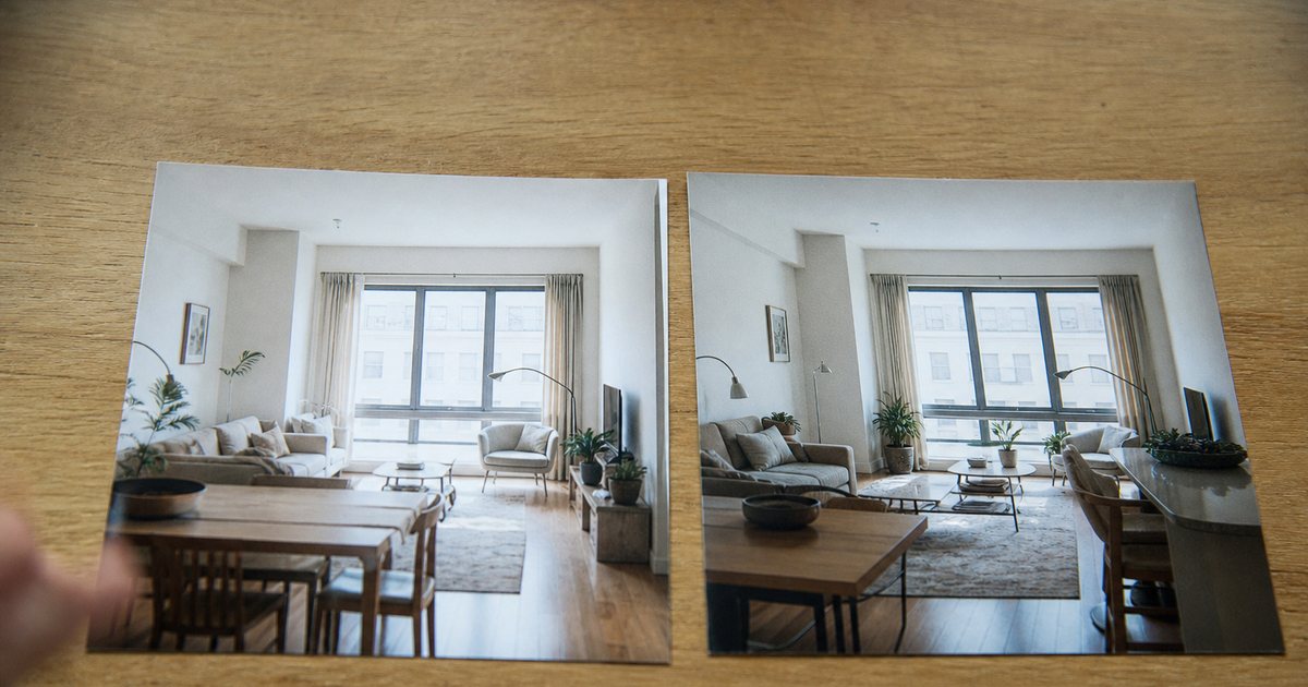 How do landlords compare move-in and move-out photos to prove real damage?